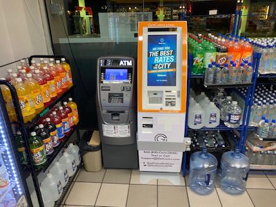 Getcoins - Bitcoin ATM - Inside of Exxon in Alexandria, Virginia
