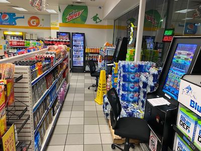 Getcoins - Bitcoin ATM - Inside of Exxon in Alexandria, Virginia