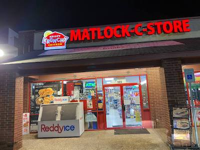 Getcoins - Bitcoin ATM - Inside of Matlock C Store in Arlington, Texas