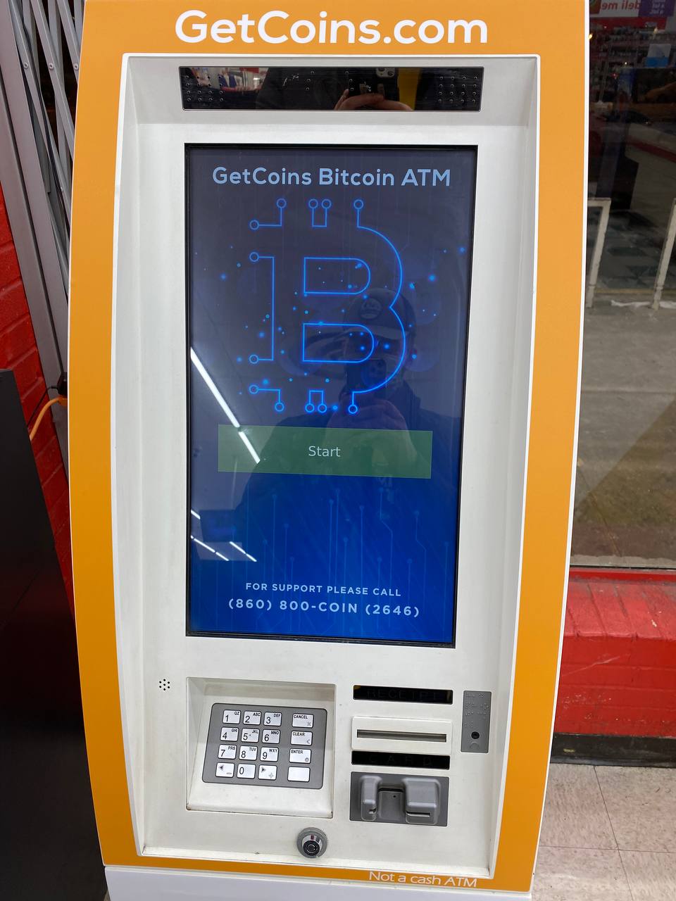 Getcoins - Bitcoin ATM - Inside of Save A Lot in Baltimore, Maryland