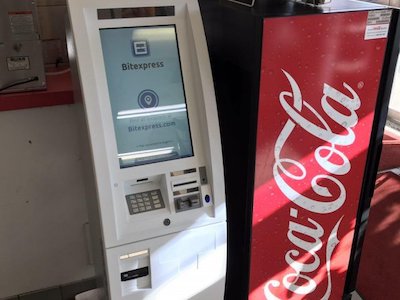 Getcoins - Bitcoin ATM - Inside of Shell in Alexandria, Virginia