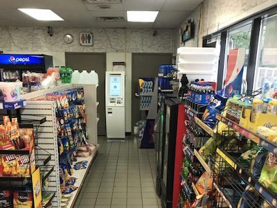 Getcoins - Bitcoin ATM - Inside of Tysons Corner Exxon in Vienna, Virginia