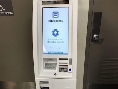 Getcoins - Bitcoin ATM - Inside of Tysons Corner Exxon in Vienna, Virginia