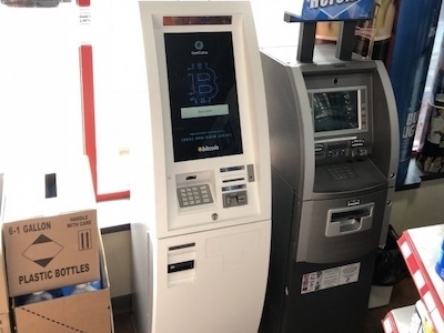 Getcoins - Bitcoin ATM - Inside of Marathon in Taylor, Michigan