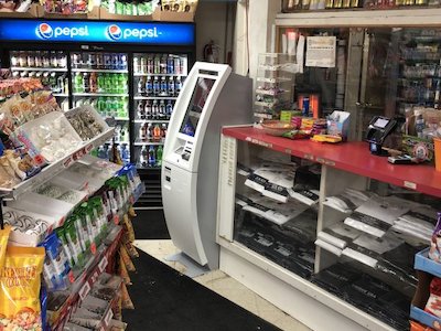 Getcoins - Bitcoin ATM - Inside of Sunoco in Cleveland, Ohio