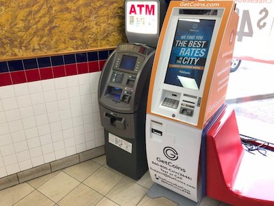 Getcoins - Bitcoin ATM - Inside of Mr. Submarine in Bellwood, Illinois
