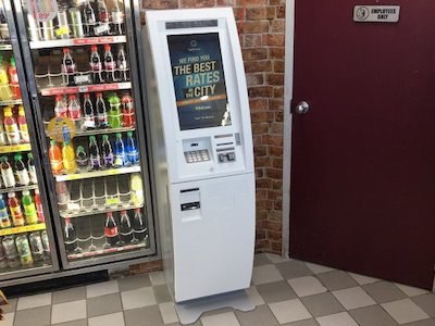 Getcoins - Bitcoin ATM - Inside of Mobil in Roseville, Michigan