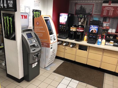 Getcoins - Bitcoin ATM - Inside of BP in Cleveland, Ohio