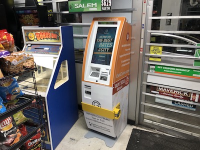 Getcoins - Bitcoin ATM - Inside of Sunoco in Chesapeake, Virginia