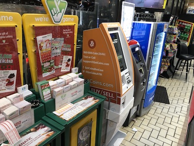 Getcoins - Bitcoin ATM - Inside of Speedy Mart in Newport News, Virginia