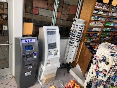 Getcoins - Bitcoin ATM - Inside of Exxon in Colonial Heights, Virginia