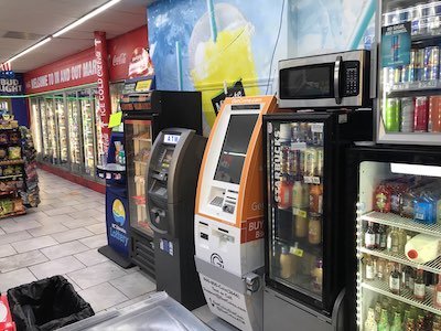 Getcoins - Bitcoin ATM - Inside of Shell in Raleigh, North Carolina
