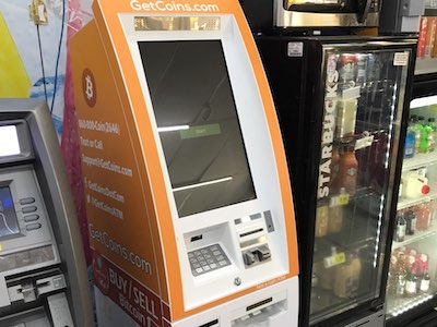 Getcoins - Bitcoin ATM - Inside of Shell in Raleigh, North Carolina