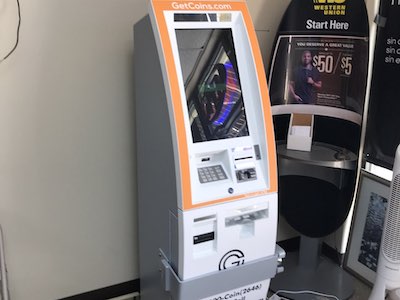 Getcoins - Bitcoin ATM - Inside of Check Cashing in Raleigh, North Carolina