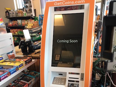 Getcoins - Bitcoin ATM - Inside of Carroll Fuel in Chevy Chase, Maryland