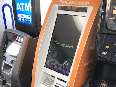 Getcoins - Bitcoin ATM - Inside of BP in Detroit, Michigan