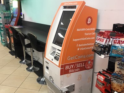 Getcoins - Bitcoin ATM - Inside of Sunoco  in Lanham, Maryland
