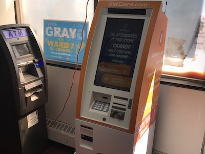 Getcoins - Bitcoin ATM - Inside of Citgo in Washington, Washington D.C.