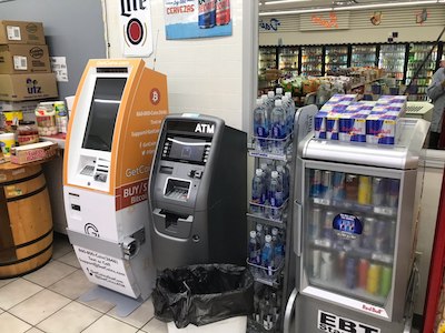 Getcoins - Bitcoin ATM - Inside of Chevron in Jonesboro, Georgia