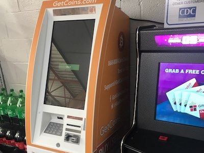 Getcoins - Bitcoin ATM - Inside of Fast Mart in Charlotte, North Carolina