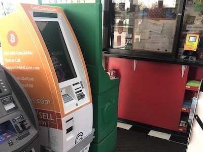 Getcoins - Bitcoin ATM - Inside of Valero in Duluth, Georgia