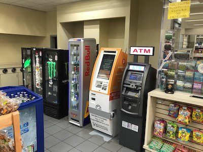 Getcoins - Bitcoin ATM - Inside of Exxon in Stone Mountain, Georgia