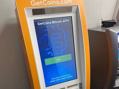 Getcoins - Bitcoin ATM - Inside of Exxon in Columbia, Maryland