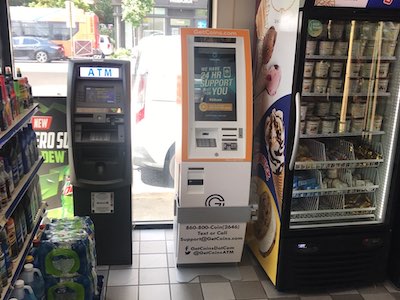 Getcoins - Bitcoin ATM - Inside of Sunoco in Washington, Washington D.C.