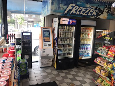 Getcoins - Bitcoin ATM - Inside of Sunoco in Washington, Washington D.C.