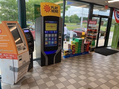 Getcoins - Bitcoin ATM - Inside of Shell in Bowie, Maryland