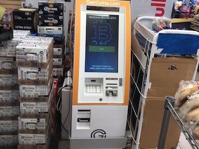 Getcoins - Bitcoin ATM - Inside of Shell in Atlanta, Georgia