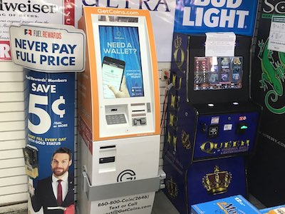 Getcoins - Bitcoin ATM - Inside of Shell in Dumfries, Virginia