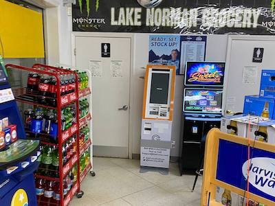 Getcoins - Bitcoin ATM - Inside of BP in Mooresville, North Carolina