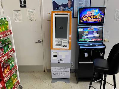Getcoins - Bitcoin ATM - Inside of BP in Mooresville, North Carolina