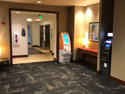 Getcoins - Bitcoin ATM - Inside of Hyatt Place Hotel in Chesapeake, Virginia