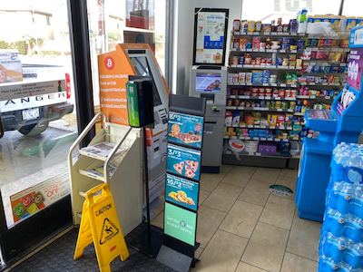 Getcoins - Bitcoin ATM - Inside of 7 Eleven in La Mirada, California