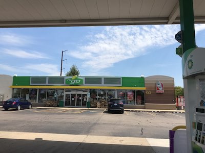 Getcoins - Bitcoin ATM - Inside of BP in South Elgin, Illinois