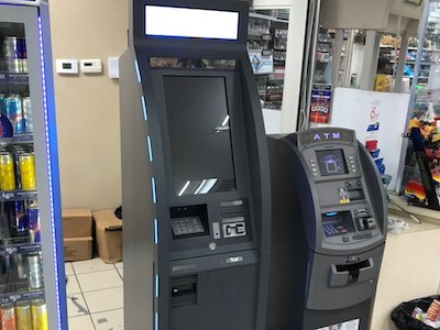 Getcoins - Bitcoin ATM - Inside of Exxon in Marietta, Georgia
