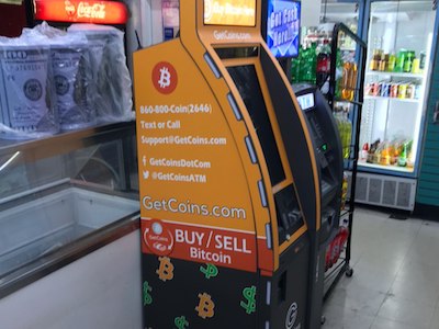 Getcoins - Bitcoin ATM - Inside of Jiffy Food Market in North Miami Beach, Florida