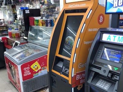 Getcoins - Bitcoin ATM - Inside of Jiffy Food Market in North Miami Beach, Florida