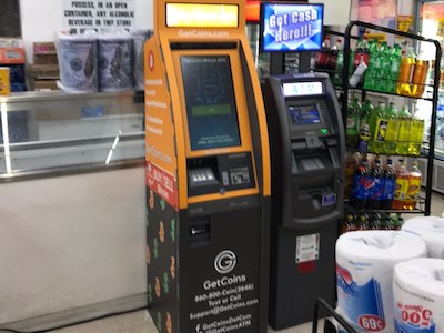 Getcoins - Bitcoin ATM - Inside of Jiffy Food Market in North Miami Beach, Florida
