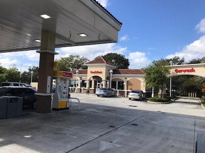 Getcoins - Bitcoin ATM - Inside of Shell in Miramar, Florida