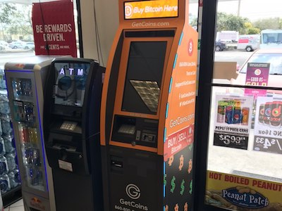 Getcoins - Bitcoin ATM - Inside of Marathon in Port St. Lucie, Florida