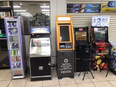 Getcoins - Bitcoin ATM - Inside of BP in Lake Placid, Florida