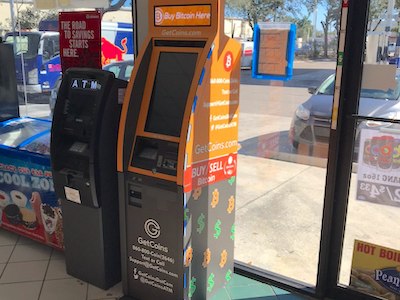 Getcoins - Bitcoin ATM - Inside of Speedway in Lake Worth, Florida
