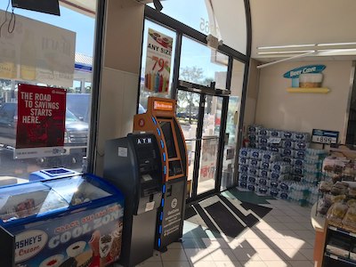 Getcoins - Bitcoin ATM - Inside of Speedway in Lake Worth, Florida