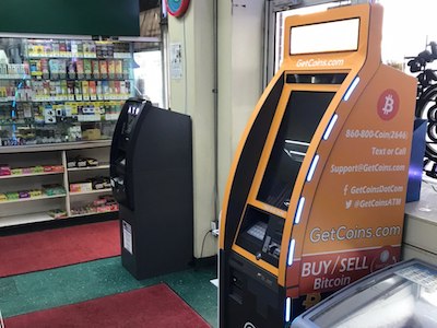 Getcoins - Bitcoin ATM - Inside of Shell in New Albany, Indiana