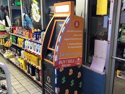 Getcoins - Bitcoin ATM - Inside of Phillips 66 in Columbus, Indiana