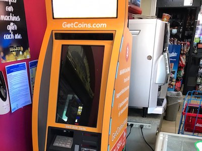 Getcoins - Bitcoin ATM - Inside of BP in Summit, Illinois