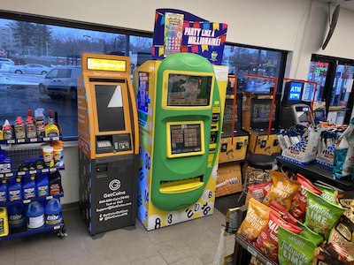 Getcoins - Bitcoin ATM - Inside of Sunoco in Philadelphia, Pennsylvania